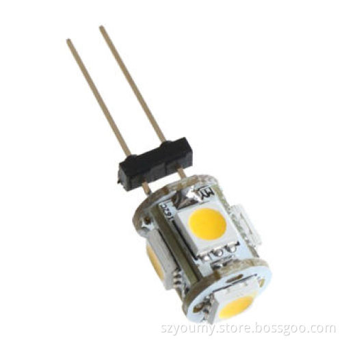G4 5 LED SMD 5050 RV Camper Marine Boat Lamp DC 12V